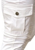 Herren Chino Hose Jeans Designer Chinohose Slim Fit Männer Skinny 3207C