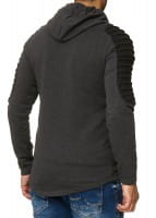 OneRedox Pull à capuche Hoodie Sweater Sweater tricoté à capuche Pull à manches longues pour homme modèle 1270