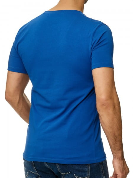 Herren T-Shirt Poloshirt Shirt Kurzarm Printshirt Polo Kurzarm 1308C