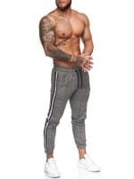 OneRedox Hommes | Pantalon de survêtement | Pantalon de survêtement | Pantalon de survêtement | Sport Fitness | Gym | Entraînement | Slim Fit | Sweatpants Stripes | Pantalon de survêtement | Modèle 1226