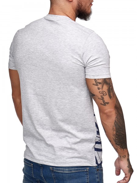 Herren T-Shirt Poloshirt Shirt Kurzarm Printshirt Polo Kurzarm 3DS1