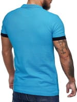 Herren T-Shirt Poloshirt Shirt Kurzarm Printshirt Polo Kurzarm 1404C