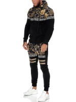 Heren trainingspak trainingspak fitness streetwear jg-1425