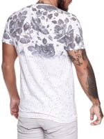 Herren T-Shirt Kurzarm Weiter Ausschnitt Oversize Tee Modell 1468