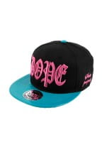 State Property Herren Caps Dope Old English Black/Turquoise/Pink Kappe Mütze