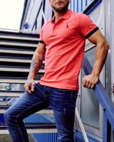 T-Shirt homme Polo Chemise Polo manches courtes Polo manches courtes 1404c