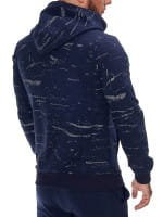 OneRedox Sweatshirt Homme Sweatshirt Manches Longues Manches Longues Sweat à capuche manches longues modèle h-1087