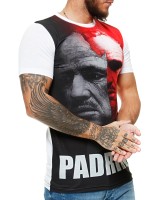 Herren T-Shirt Kurzarm Rundhals El Padrino Modell 1455