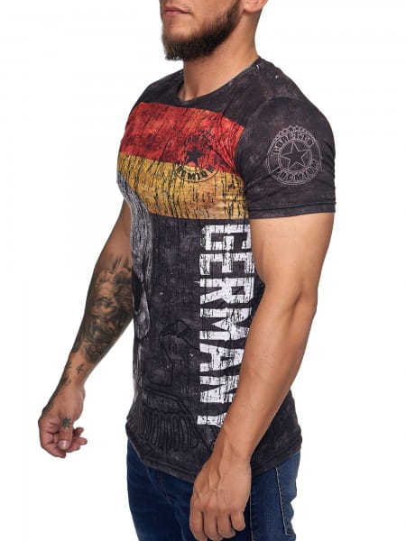 Heren T-Shirt Poloshirt Korte mouw Printshirt Poloshirt Korte mouw shirt-countr
