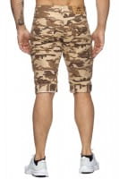 OneRedox Hommes Bermuda Shorts Bermuda Shorts Hommes Sport Shorts Casual Shorts Short Pantalon court Pantalon Cargo Pantalon Cargo 4045 Camouflage Beige