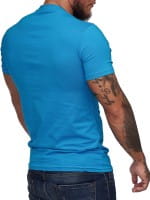 Herren T-Shirt Poloshirt Shirt Kurzarm Printshirt Polo Kurzarm BS500C