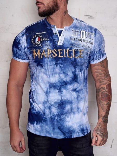 Herren T-Shirt Kurzarm Rundhals Marseille Modell 3577