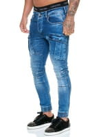 OneRedox Designer Jeans Pantalon Jeans Homme Pantalon Jeans Regular Skinny Fit Pantalon Jeans Basic Stretch Model j-8007