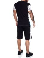 Herren Short-Jogginganzug Shortanzug Sportanzug Short T-Shirt Modell 1461