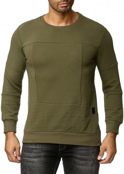 OneRedox Pull à capuche pour homme Sweat à capuche Sweat Hoodie Sweat Jacket à manches longues Sweatshirt manches longues Modèle de base 1157